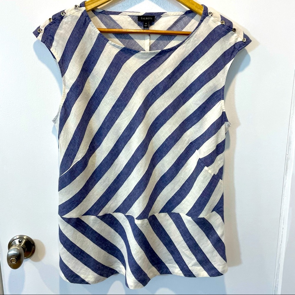 Talbots linen top.